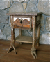 rustic table-rustic end table-rustic furniture